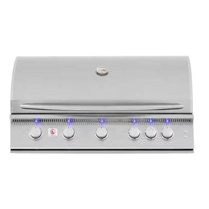 Summerset - Sizzler Pro 32-Inch 4-Burner Built-In Natural Gas Grill with Rear Infrared Burner - SIZPRO32-NG