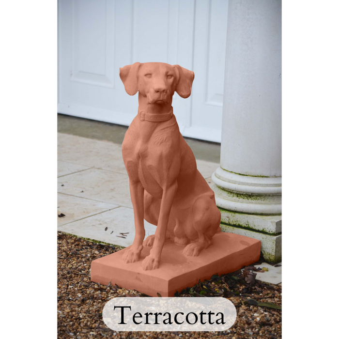 Haddonstone - Jacquemart Hunting Dog statue (L/H) - HE581