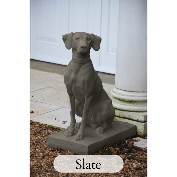 Haddonstone - Jacquemart Hunting Dog statue (L/H) - HE581