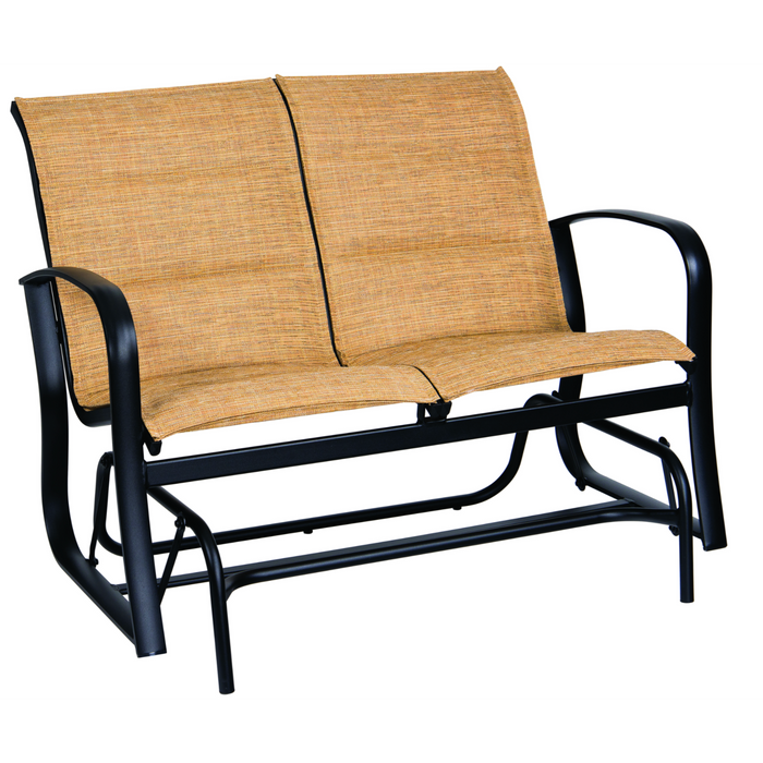 Woodard Patio Furniture - Fremont Padded Sling Love Seat Glider - 2P0573