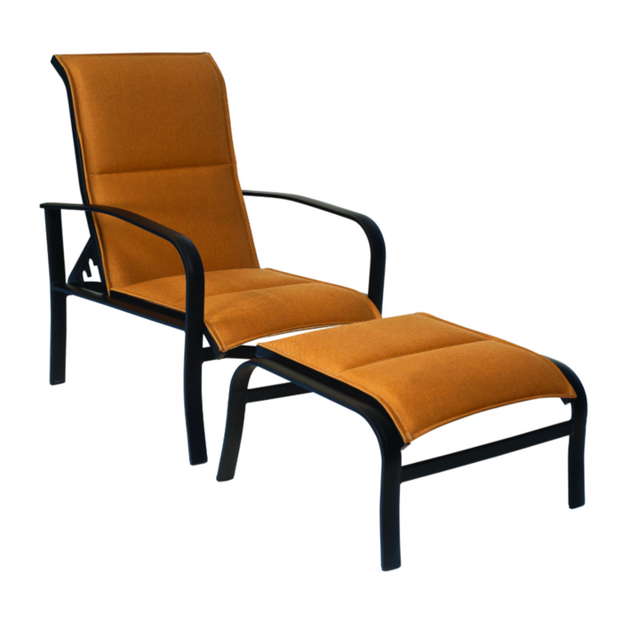 Woodard Patio Furniture - Fremont Padded Sling Adjustable Lounge Chair - 2P0535