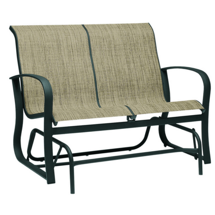 Woodard Patio Furniture - Fremont Sling Love Seat Glider - 2P0473