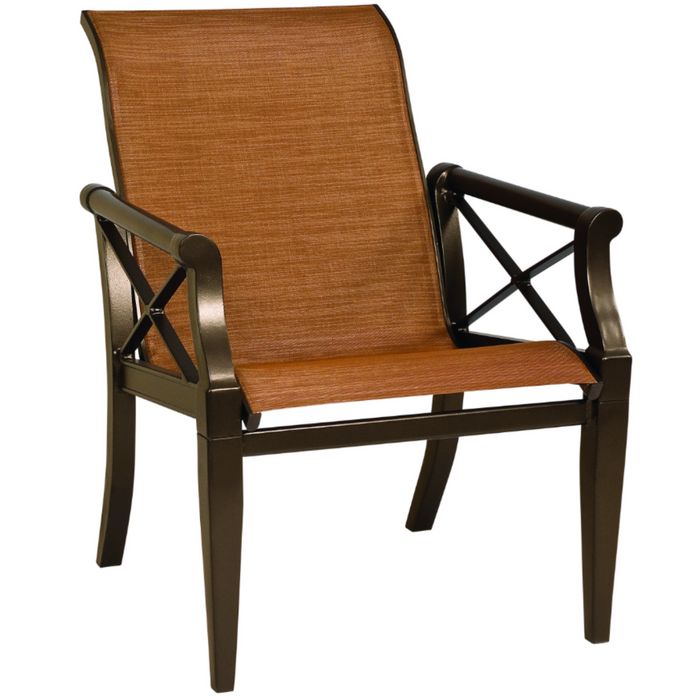 Woodard Patio Furniture - Andover Sling Dining Arm Chair - 3Q0401