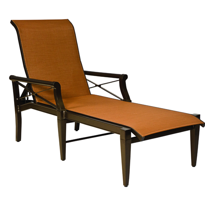 Woodard Patio Furniture - Andover Sling Adjustable Chaise Lounge - 3Q0470