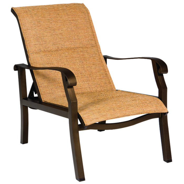 Woodard Patio Furniture - Cortland Padded Sling Adjustable Lounge Chair - 42H535