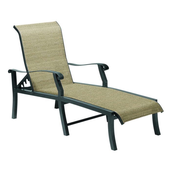 Woodard Patio Furniture - Cortland Sling Adjustable Chaise Lounge - 42H470