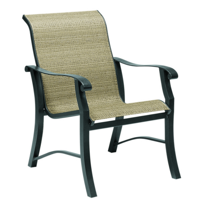 Woodard Patio Furniture - Cortland Sling Dining Arm Chair - 42H401