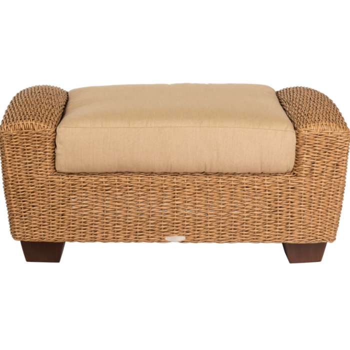 Woodard Patio Furniture - Saddleback - Wicker Ottoman - S523005