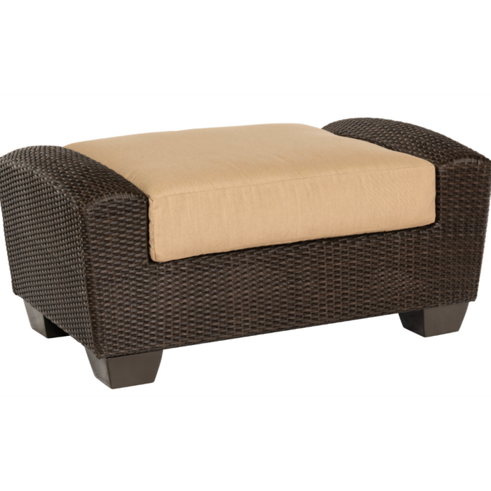 Woodard Patio Furniture - Saddleback - Wicker Ottoman - S523005