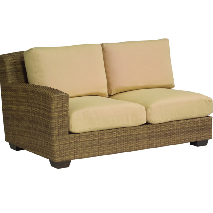 Woodard Patio Furniture - Saddleback - Wicker LAF Love Seat Sectional Unit - S523021L