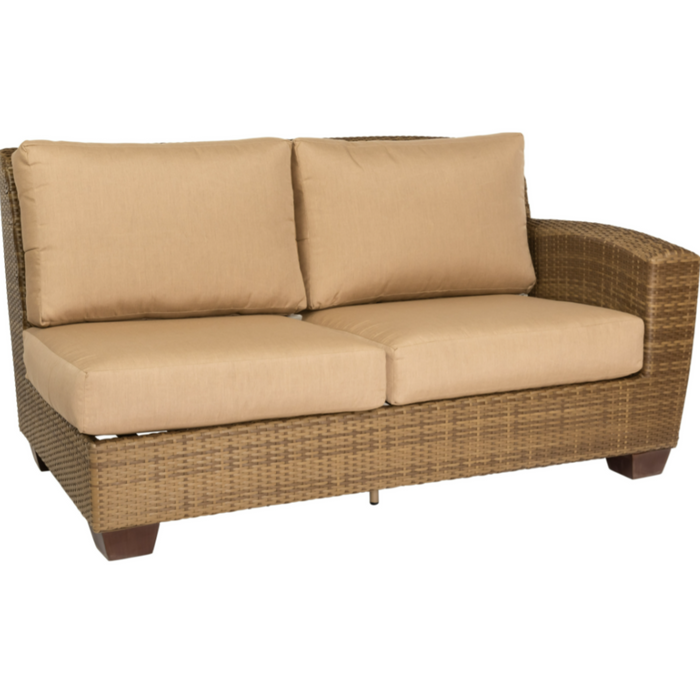 Woodard Patio Furniture - Saddleback - Wicker RAF Love Seat Sectional Unit -S523021R