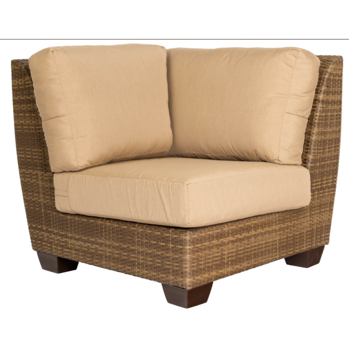 Woodard Patio Furniture - Saddleback - Wicker Corner Sectional Unit - S523051