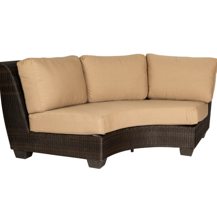 Woodard Patio Furniture - Saddleback - Wicker Curved Sectional Unit - S523071