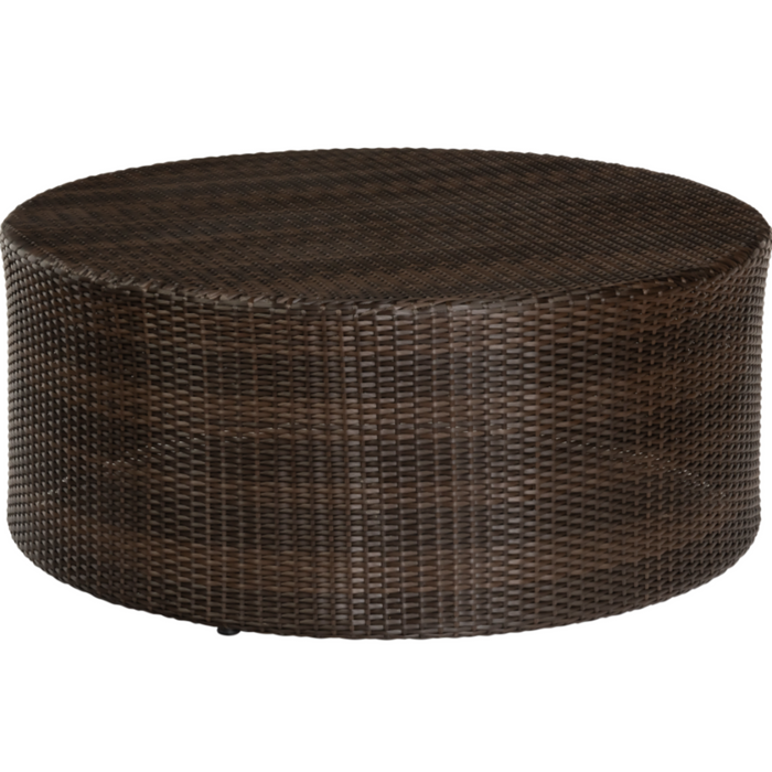 Woodard Patio Furniture - Saddleback - Wicker Round Coffee Table - S523215