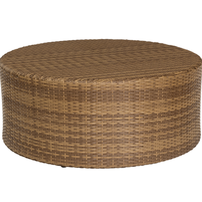 Woodard Patio Furniture - Saddleback - Wicker Round Coffee Table - S523215