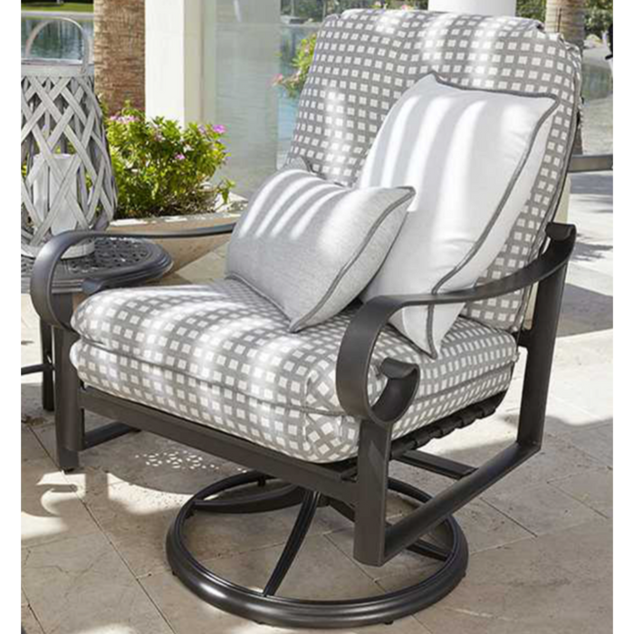 Woodard Patio Furniture - Belden Cushion - Swivel Rocking Lounge Chair - 690477M