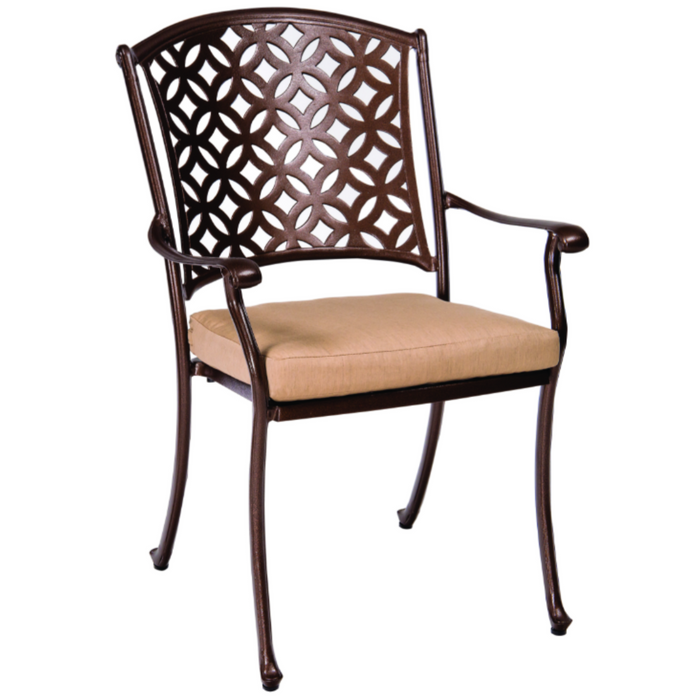 Woodard Patio Furniture - Casa - Dining Arm Chair - Stackable - 3Y0401