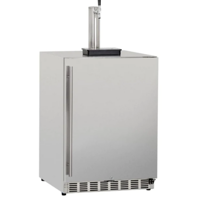 Summerset Refrigeration - 6.6c Deluxe Outdoor Rated Single Tap Kegerator - Completed - SSRFR-24DK1