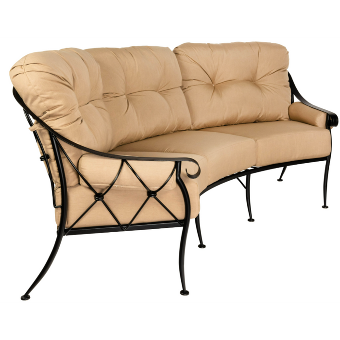 Woodard Patio Furniture - Derby - Crescent Sofa - 4T0064