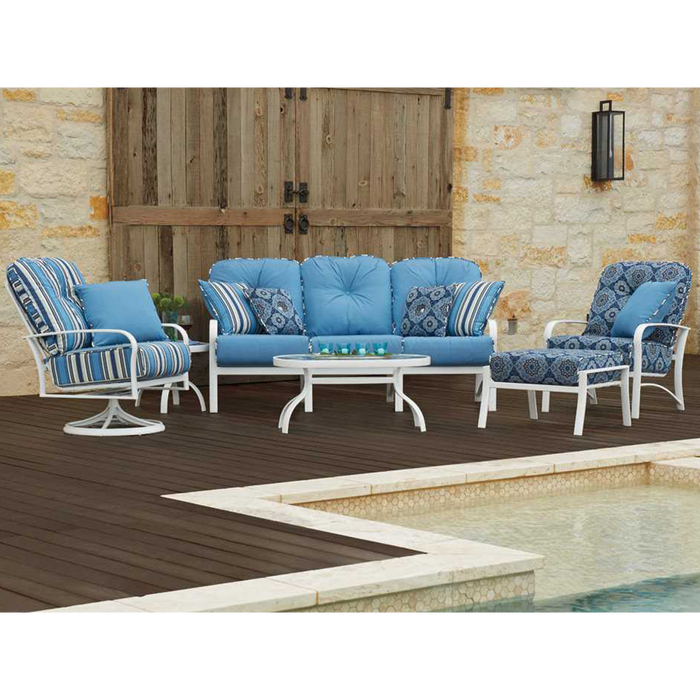 Woodard Patio Furniture - Fremont Cushion Aluminum Swivel Rocking Lounge Chair - 9U0477