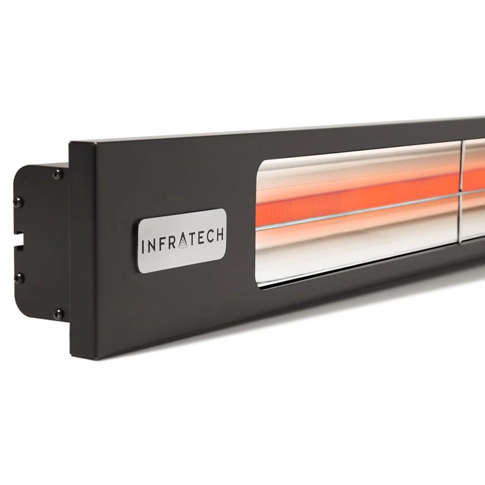 Infratech Heaters - Slimline Black Shadow 42 1/2-Inch 2400 Watt, 240 Volt Infrared Patio Heater - SL2424BL